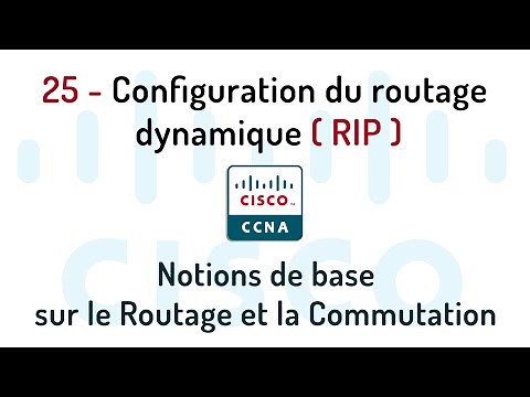 25- configuration du Routage dynamique Protocole RIP