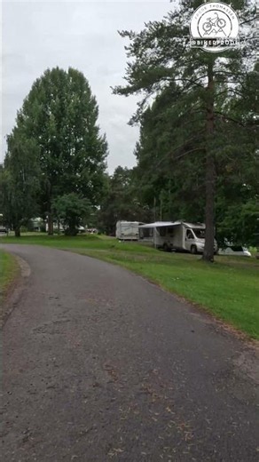 Cycling at the campsite in Rovaniemi 🇫🇮✨ | Arctic Circle & Santa Claus Village
