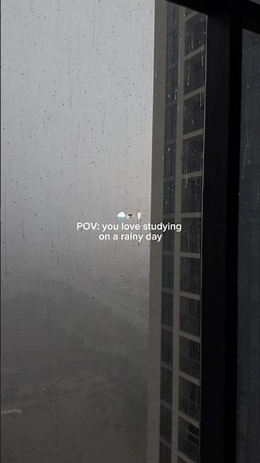 POV: You love studying on a rainy night 🌧️✨ (cozy study vlog + motivation)