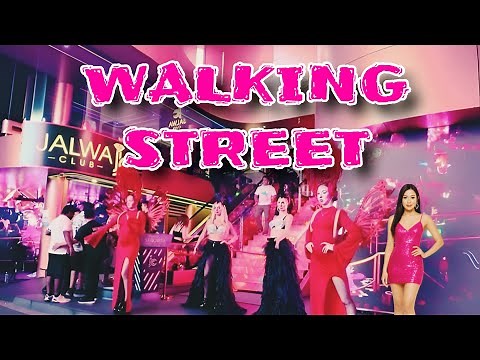 4K Walking Street Pattaya Thailand Nightlife Walking Tour