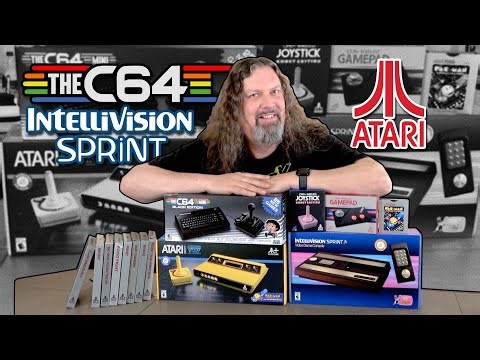 3 New Mini Systems (Atari, C64 & Intellivision)