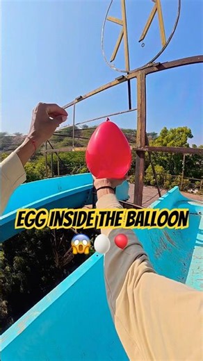 Balloon ❌ Egg Balloon ✅🤣 #balloonpop #egg #funny #parkour #spiderman