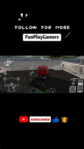 Attaching Oil Trailer & Starting Journey 🚚 | Truck Simulator Gameplay #shorts #trucksimulator#shorts