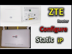 how to configure static ip in ZTE router | How to set a static IP address | Static ip‪@DoubtEnd‬
