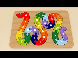 Snake Alphabet Puzzle | Learn the ABCs for Kids