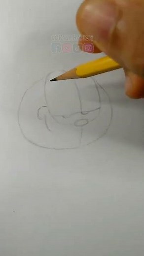 Aprende a dibujar a Garfield 👩‍🎨👨‍🎨 (en un minuto)