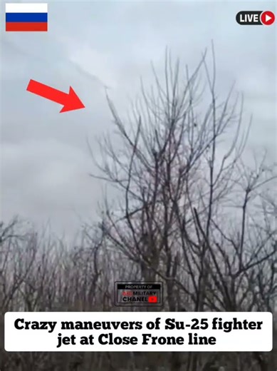 Crazy maneuvers of Su-25 fighter jet at Close | part 3 #shortvideo