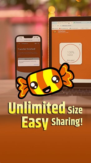 📁 Big file transfer made super easy! 😍 No app download needed – just...
