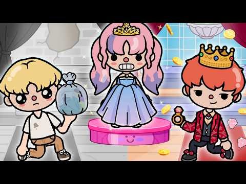 Princess Choose Between a Rich Boy and a Poor Boy | Toca Boca Story | Toca Boca