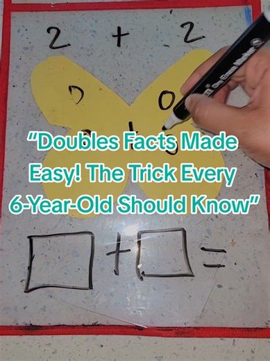 “Doubles Facts Made Easy! The Trick Every 6-Year-Old Should Know” #MathFacts #DoublesFacts #ParentSupport #HandsOnParent #KidsEducation