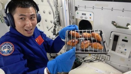 China conducts first-ever space BBQ with hot-air oven on Tiangong space station