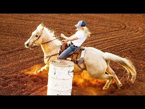Listen to the Thundering Sounds of Barrel Racing w/ Young Star Jackie Ganter | Sound of Sport