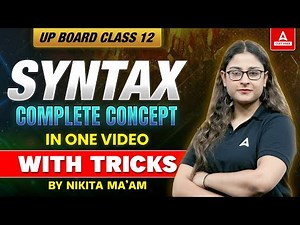 UP Board Syntax in One Shot Class 12| All Concepts, Tricks and Tips | English Grammar