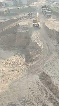 JCB Excavator in Action: The Building Machines