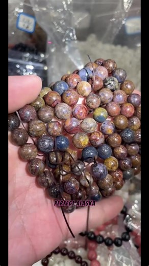 【8mm Natural Crystal Beads 】 About 47 pcs（±0.5mm） Free Elastic Strings Needles & Charming Spacers | Make 2 Bracelets