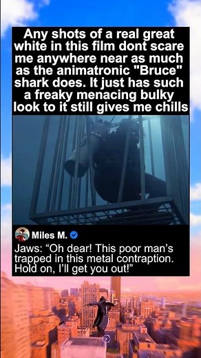 Jaws (1975) - Hooper in the Cage Scene