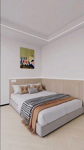 Small Bedroom Layout Ideas | Functional Bed & Space-Saving Design