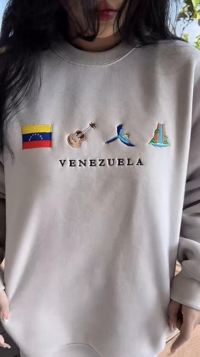 Venezuela Embroidered Sweatshirt: A Cultural Expression
