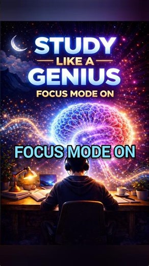 Focus Mode On 🧠 | Study Like a Genius