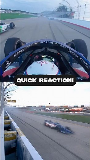 Heads-up move by Santino Ferrucci! 😳 #indycar #racing #santinoferrucci