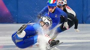 ‘People are slipping': Team USA skaters react to rough ice after relay crash