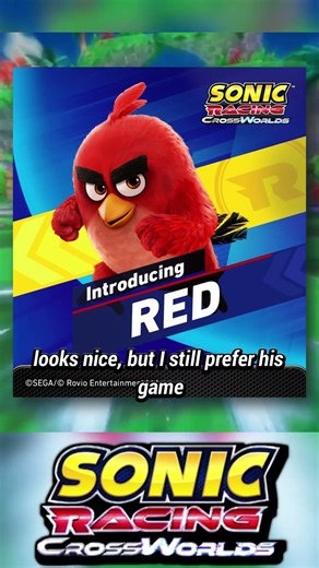 A New Red Render for Sonic Racing Crossworlds #shorts #shortsfeed #shortvideo #sonicriders