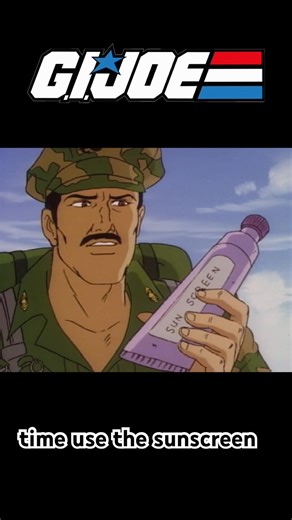 G.I. Joe “A Great Tan” PSA #gijoe #knowingishalfthebattle #yojoe #arealamericanhero