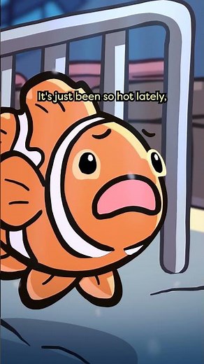 Orange Clownfish 🤡🐠 #animation #original #cartoon
