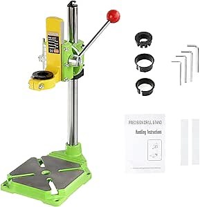 BEAMNOVA Drill Press Stand for Hand Drill Benchtop Industrial Kit Tool Holder 90 Degree Clamp Workbench Repair Tool