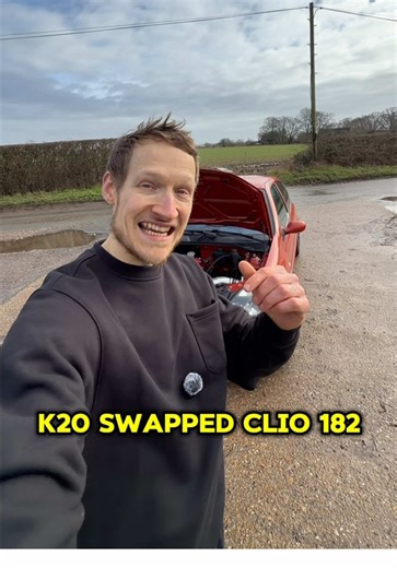 Driving the Beast: K20 Swapped Renault Clio 182 Experience