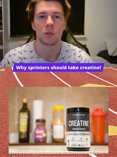 Why every sprinter should take creatine 🔥 WHAT IT DOES: - Helps muscles produce ATP faster (ATP = energy for explosive movements) - More creatine = more power production - Perfect for sprinting and high-effort sports MUSCLE FULLNESS: - Pulls water INTO muscle cells (intracellular hydration) - NOT bloating or subcutaneous water weight - Makes muscles fuller and more efficient SAFETY: - Completely safe when used properly - Found naturally in meat (hard to get enough from food alone) - Most studie