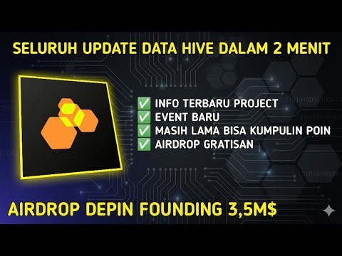 AIRDROP LISTING 2026 !!! Seluruh Update Datahive Airdrop Founding 3,50M$ & Jadwal Tge Airdrop