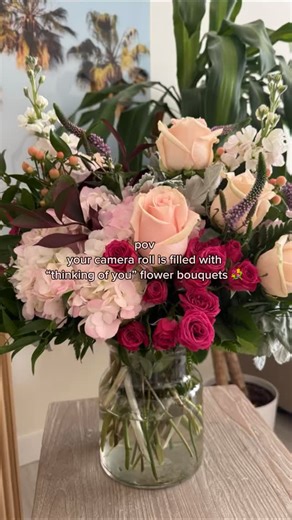 proflowers on Instagram: "The sweetest surprise? “Thinking of you” or “just because” flowers. Make their day extra special and fill their camera roll with beautiful blooms.⁠ ⁠ #proflowers #flowertok #thinkingofyou #surpisegifts #pinkroses #justbecause"