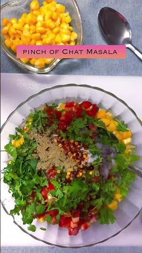 Corn Bhel 😍 Best Evening Snack.!