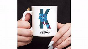 Monogram Initial Name Mug, Customized Name Mug, Personalized Mug, Coffee Mug, Custom Gift, Birthday Gift, Christmas Gift, A to Z Letters - Etsy