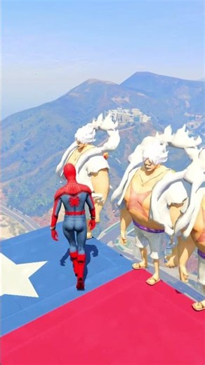 GTA 5 Epic Water Ragdolls Spiderman Jump/Fails Ep 1709 #shorts
