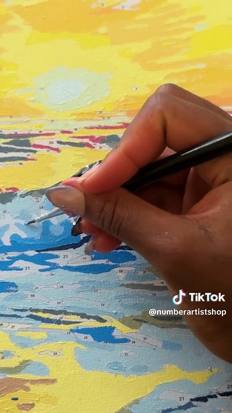 Paint, relax, and unwind with our #paint by number sets! 🖌️🧘‍♀️ #numberartist #relaxation