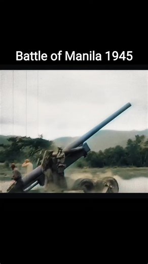Battle of Manila in 1945 💥 One of the most brutal urban battles of World War II in the Pacific theater. On February 3, 1945, American forces entered the capital, initially greeted as liberators, but soon faced fierce resistance as Japanese commander Iwabuchi Sanji ordered the systematic destruction of the city. 🇯🇵 The footage captures the chaos as Manila's residents fled from the flames and destruction, while American soldiers engaged in a bloody block-by-block battle to reclaim the city. Des