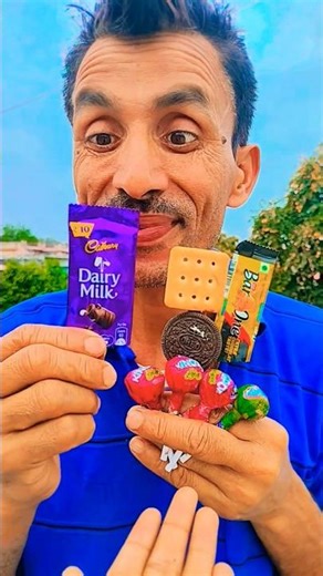 Dairy milk chocolate ♥️🤣🍫 aur 5 star chocolate 🍫#lollipop#oreobiscuit#shortsviral