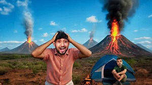 Extreme Volcano Survival Challenge Part 1 | A1 Adventure