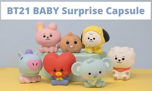 Cute Promotional Video for BT21 Capsule Toy!