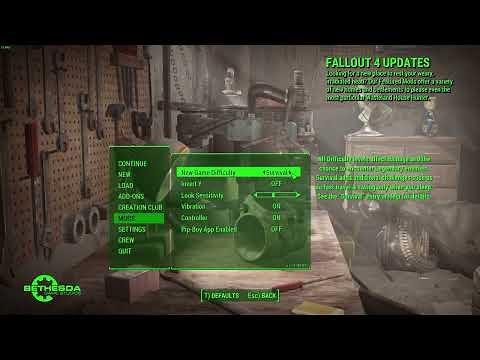 How To Change Difficulty In Fallout 4
