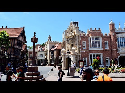 EPCOT World Showcase United Kingdom Pavilion 2023 Walkthrough in 4K | Walt Disney World Florida