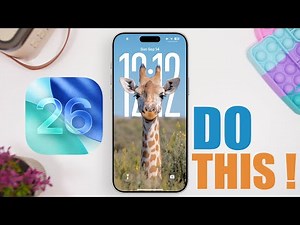 iOS 26 Release - DO THIS First !