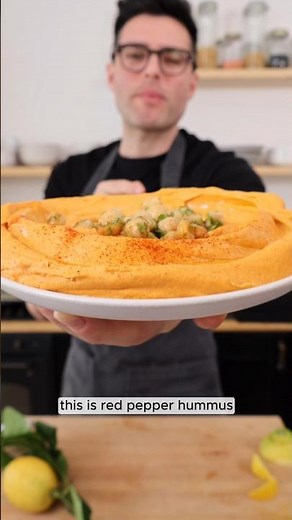 Roasted Red Pepper Hummus