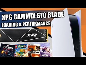 XPG GAMMIX S70 BLADE PS5 SSD Test 1