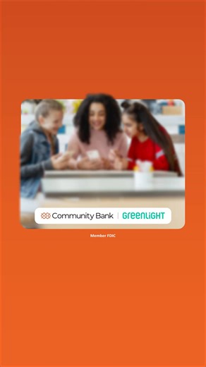 A free Greenlight subscription can help you teach your kids healthy financial habits. Get one with a Community Bank account. | Community Bank, N.A.