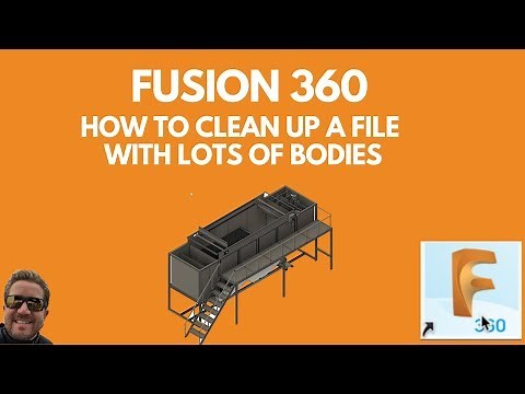 FUSION 360 - How to Import a Step and Remove Smaller Bodies For A Faster Model