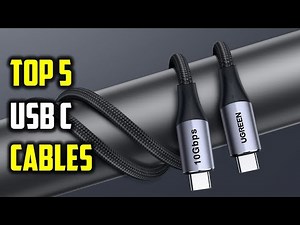Top 5 Best USB C Cables 2025 - High-Quality, Fast-Charging, and Durable Options!