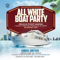 All white boat party
